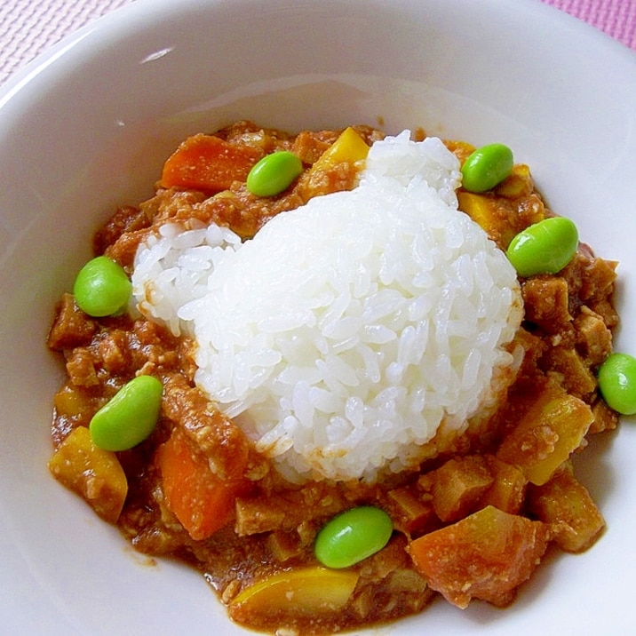 レンジで簡単♪ヘルシー♪ズッキーニの夏ドライカレー